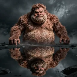 an insane big chungus, reflections, atmospheric, Greg rutkowski, Trending artstation, cinematográfica, digital Art