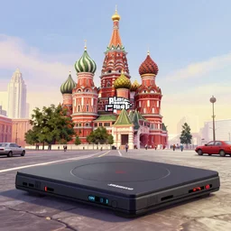 hyperrealistic matte painting of gta game in soviet moscow, 1 9 6 0, playstation 5 screenshot, fine details, golden hour, beautiful rtx reflections, soviet suburbs, photorealistic, unreal engine 5, octane render, volumetric light, featured on cg society, 4 k, 5 0 mm bokeh, russian lada car, artstation