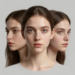 3 d photo - realistic face portrait of a goddess by irakli nadar and alena aenami, octane render
