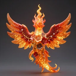 flame angels guardians with floral adornments