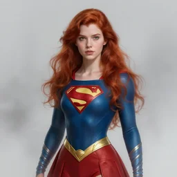 a beautiful red - haired girl dressed as a superhero, intricate, elegant, highly detailed, digital painting, artstation, concept art, smooth, sharp focus, illustration, ethereal, misty, by beatrix potter, 8 k, octane render