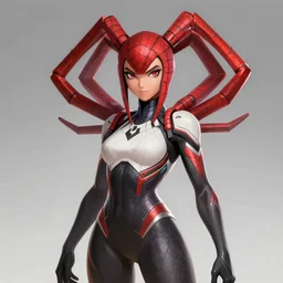overwatch concept art character portrait of a new character who is a spider haired woman, trending on artstation, cgsociety,