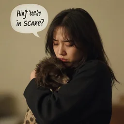 don't hug me i'm scared