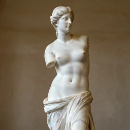 venus de milo with big muscular arms