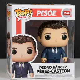 A funko pop of the president Pedro Sánchez Pérez-Castejon, PSOE