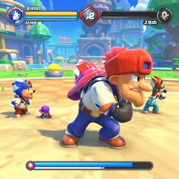 Smash bros gameplay