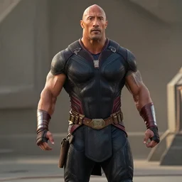 film still of Dwayne Johnson as Drax in Avengers Endgame