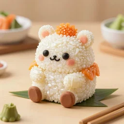 cute creature made of sushi - n 6
