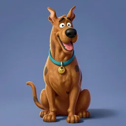 portrait of Scooby-Doo in Society (1989), highly detailed, centered, solid color background, digital painting, artstation, concept art, smooth, sharp focus, illustration, artgerm, donato giancola, Joseph Christian Leyendecker, Les Edwards, Ed Repka, WLOP, Artgerm