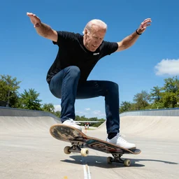 biden skateboarding