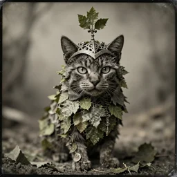 blurry daguerrotype shot of a realistic cataphract fierce tree made of leaves, headdress, depth of field, powdery, dramatic light, dystopian environment, intricate, highly detailed, artstation, sharp focus, artgerm