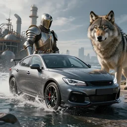 ocean car knight wolf industry