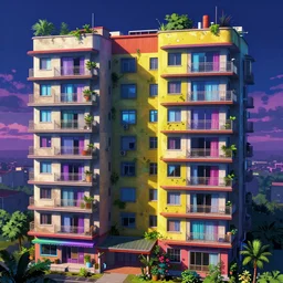 the cyberpunk apartment, render, octane, 4k, highly detailed, vivid colors, high definition, by Makoto Shinkai