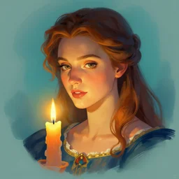 A beautiful portrait of candle, digital art by Eugene de Blaas and Ross Tran, vibrant color scheme, highly detailed, in the style of romanticism, cinematic, artstation, Greg rutkowski