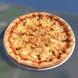 giant pizza on Google earth