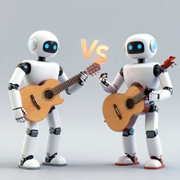 robots vs music