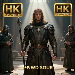 photo of a sci - fi man in the middle ages, medieval!, hd, 8 k, award winning, god rays