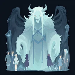 a terrifying new monster from folklore, clear detailed view. ethereal fantasy art. clean cel shaded vector art. shutterstock. behance hd by lois van baarle, artgerm, helen huang, by makoto shinkai and ilya kuvshinov, rossdraws, illustration, art by ilya kuvshinov