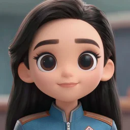cute emo woman in the orville, with long dark hair, thick eyebrows!!! dark eyes and dark circles!, wide nose!!!, big eyes, oval face shape, big cheeks!, she is holding a cat in her arms, by juan villafuerte, greg rutkowski and alphonse mucha, pexels contest winner, high quality photo, hd rtx