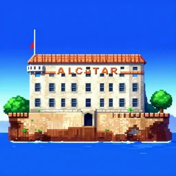 a still of alcatraz prison in 1 9 9 6 super mario 6 4 graphics