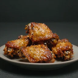 buffalo chicken wings, 4 k, high definition, realistic, cinematic, centered