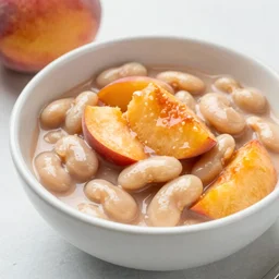 a delicious bowl of peach and beans - n 4