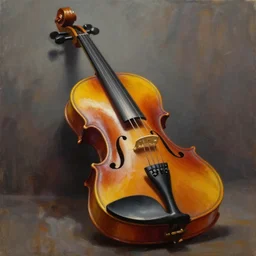 human shaped large violin, oil painting, artstation, dramatic lighting,, beautiful