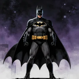 batman in the style of the nebula