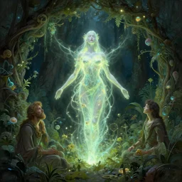 freedom in the garden of eden art by wayne barlowe and greg rutkowski and agostino arrivabene, light effect. hyper detailed, glowing lights!!, bioluminescent, intricate, elegant, digital painting, artstation, smooth, sharp focus