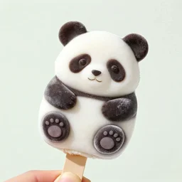photo of panda popsicle