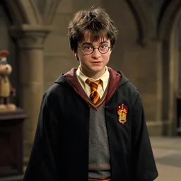still of harry potter from the wallace and gromit movie
