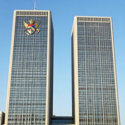 twin towers medieval heraldry