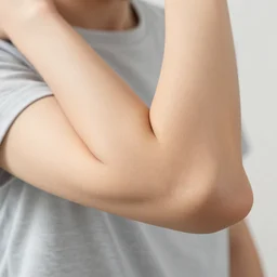 Someone trying to lick their own elbows, still.