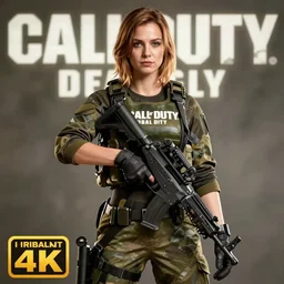 Halsey in Call of Duty, 4k