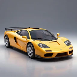 “A 1998 McLaren F1 road car, in the style of Pixar, octane 3d render, 8k, (high quality), (extremely detailed), studio lighting”
