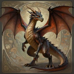 female scaly dragon, feral, quadrupedal, dragon wings, dragon tail, zootopia, fantasy, intricate, cinematic digital painting, artstation, concept art, sharp focus, illustration, artgerm, greg rutkowsk, alphonse mucha