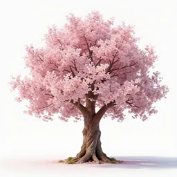 3d render of a cherry tree, anime, unreal engine