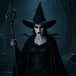 portrait, the Evil witch, dramatic lighting, cinematic, establishing shot, extremly high detail, foto realistic, cinematic lighting, post processed, concept art, artstation, matte painting, style by eddie mendoza, raphael lacoste, alex ross