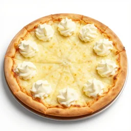 whipped cream pineapple pizza