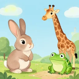 bunny giraffe frog mix