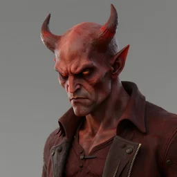 as the devil himself, one simple angle isn't gonna do the trick. highly detailed matte painting, digital, art, artstation, concept art.