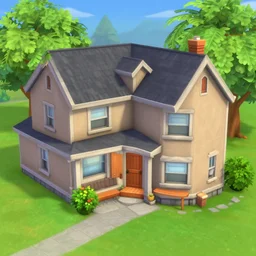 sims 4 screenshot of the family guy house