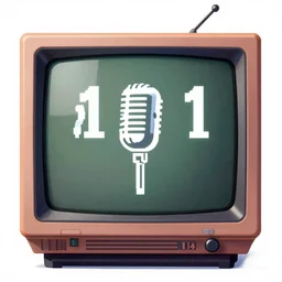 vaporwave microphone game, old crt screen, 1 9 8 1