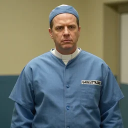 pastor kent hovind in prison uniform, still from orange is the new black