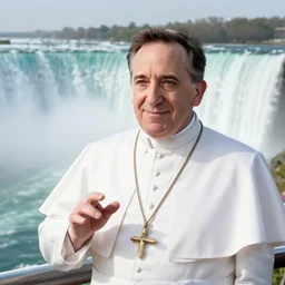 steve carell just get a pope job, on job carnival under niagara waterfall