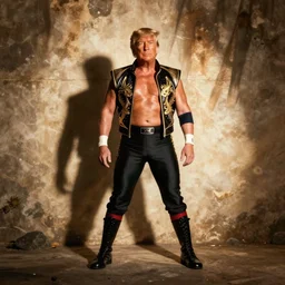 donald trump as a lucha libre wrestler