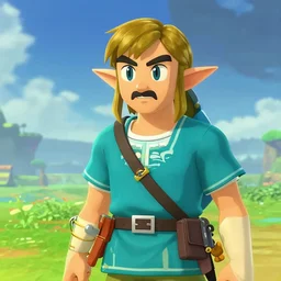 screenshot of borat in the legend of zelda ocarina of time