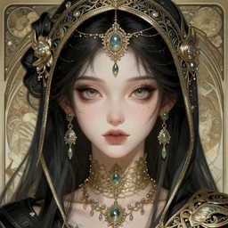 Ciri as a Cyberpunk assassin, beautiful detailed eyes, cute, fantasy, intricate, elegant, highly detailed, digital painting, 4k, HDR, concept art, detailed jewelry, smooth, sharp focus, illustration, art by Artgerm, H R Giger and Alphonse Mucha
