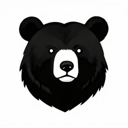 Radiohead logo, a black and white image of a bear's head, an album cover by Yasutomo Oka, sots art, official art