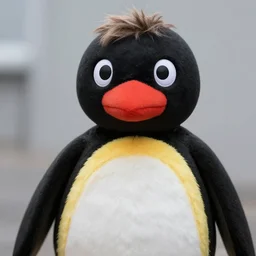 jeremy clarkson as pingu, photorealistic